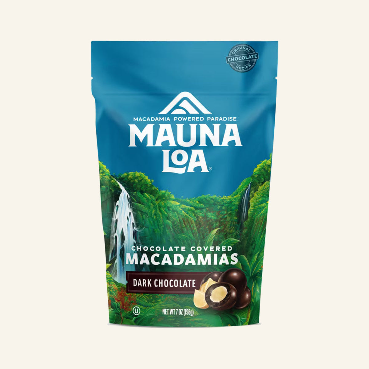 Mauna Loa Dark Chocolate Macadamias - Bag, 7 oz