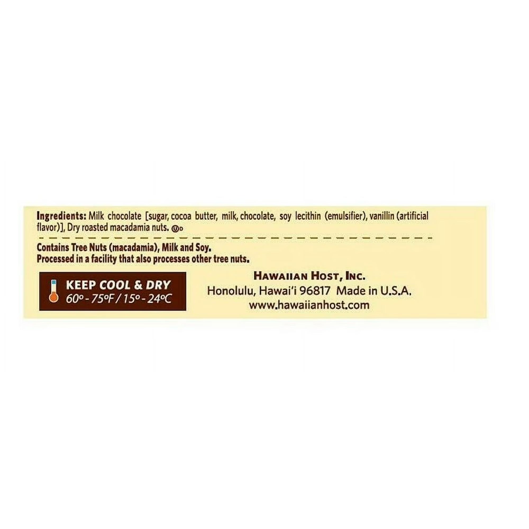 Hawaiian Host AlohaMacs Milk Chocolate Macadamias - 6 oz Box