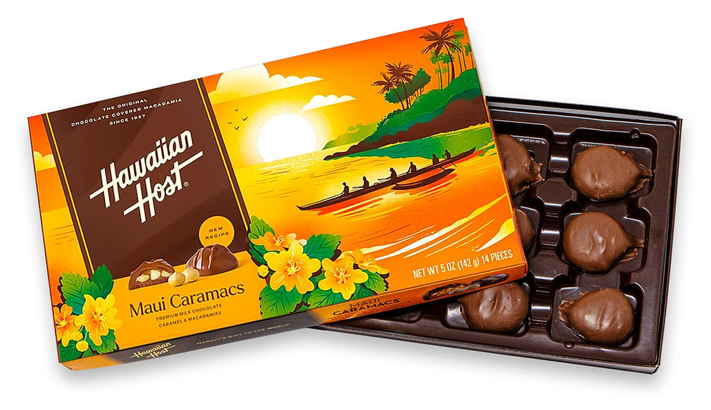 Hawaiian Host Maui Caramacs Caramel Chocolate Macadamias - 5 oz