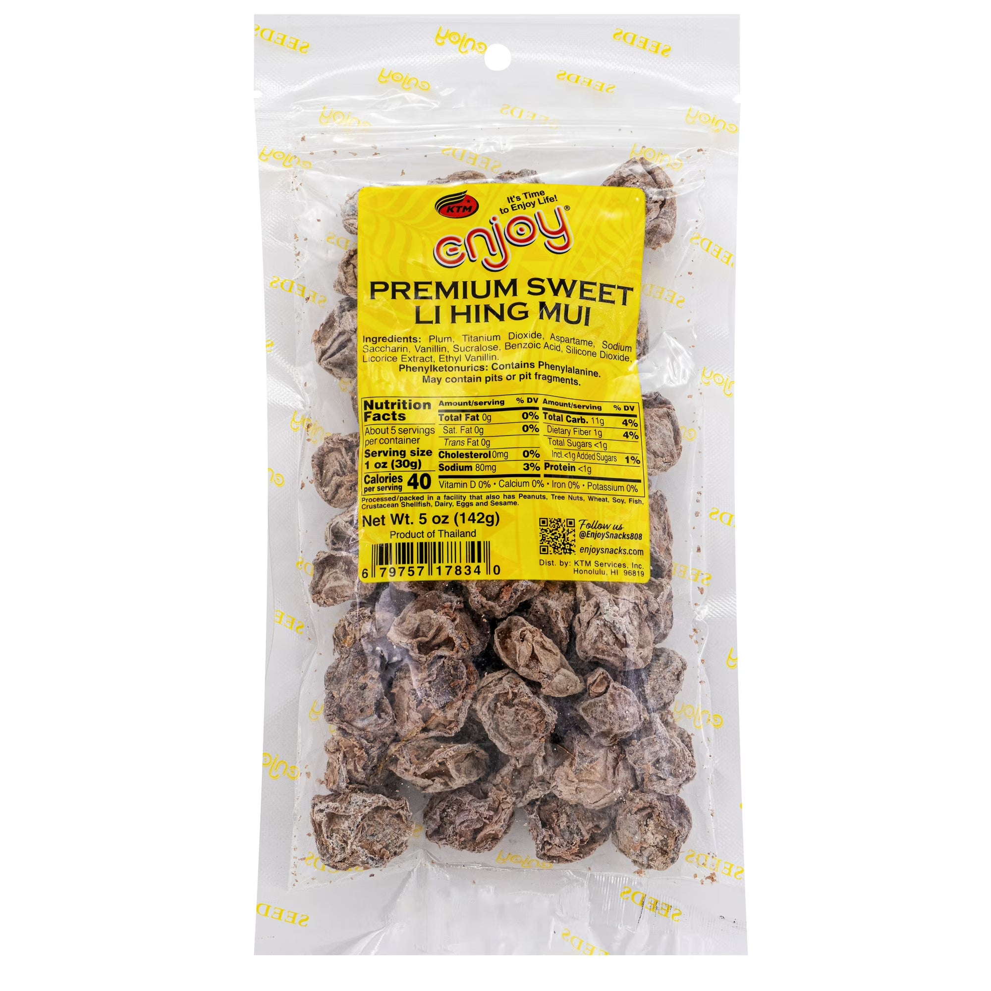 Enjoy Premium Sweet Li Hing Mui - 5 oz