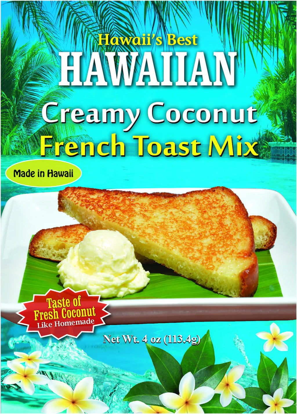 Hawaii's Best Creamy Coconut French Toast Mix - 4 oz