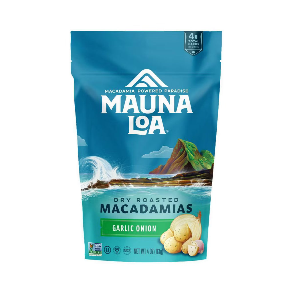Mauna Loa Maui Garlic Onion Macadamia Nuts - 4 oz