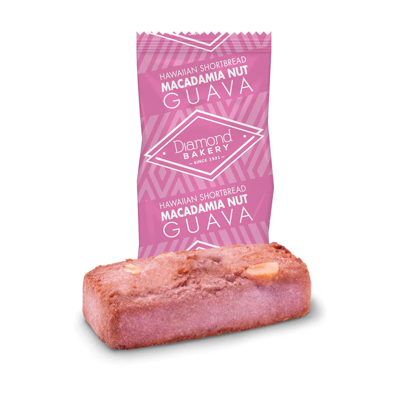 Diamond Bakery Hawaiian Macadamia Shortbread Cookies - Guava 4.0oz