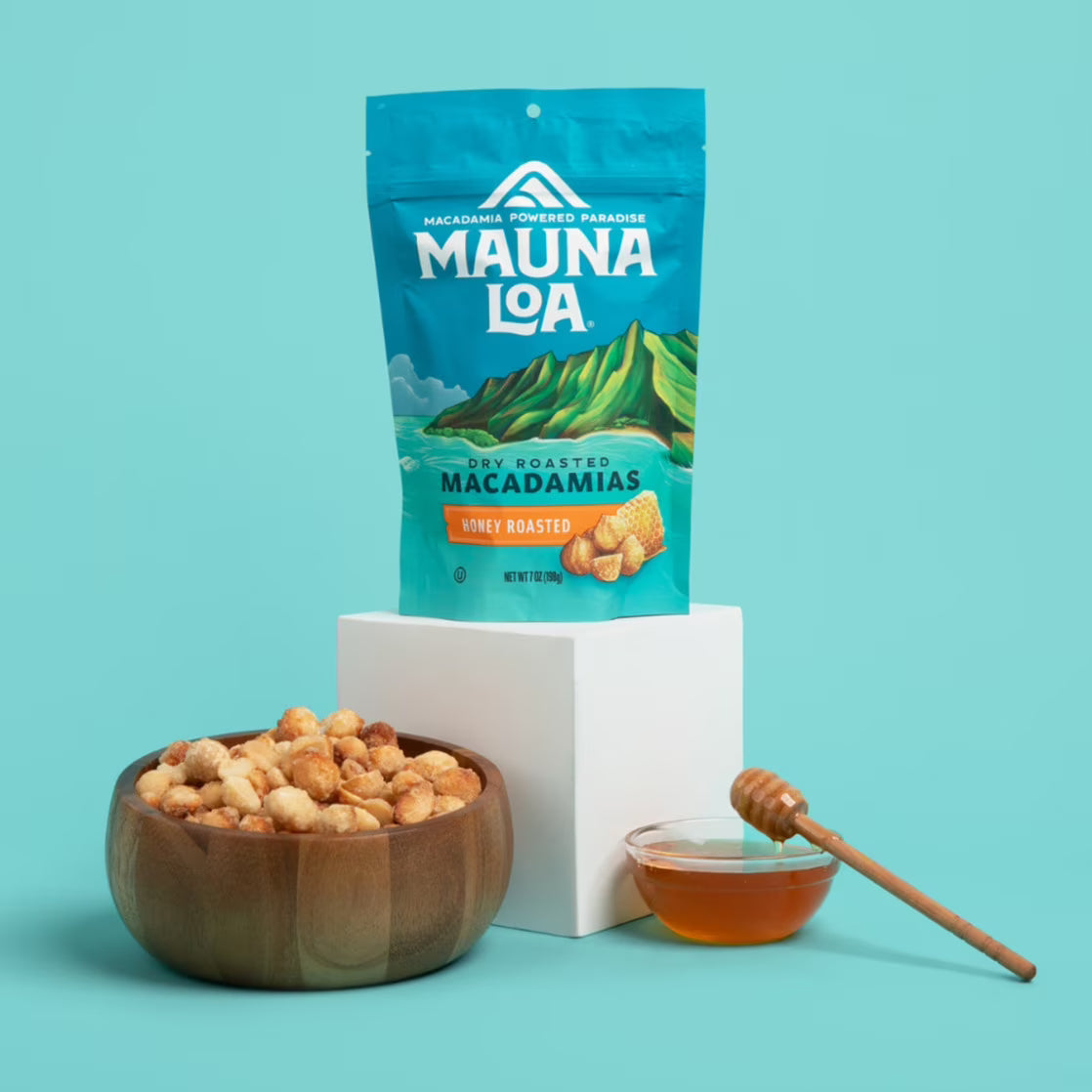 Mauna Loa Honey Roasted Macadamia Nuts - 4 oz