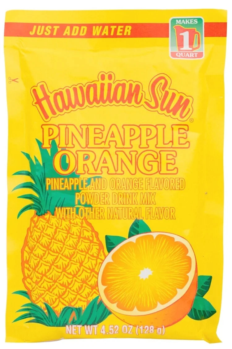 Hawaiian Sun Pineapple Orange Powder Drink Mix - 4.52 oz (128 g)