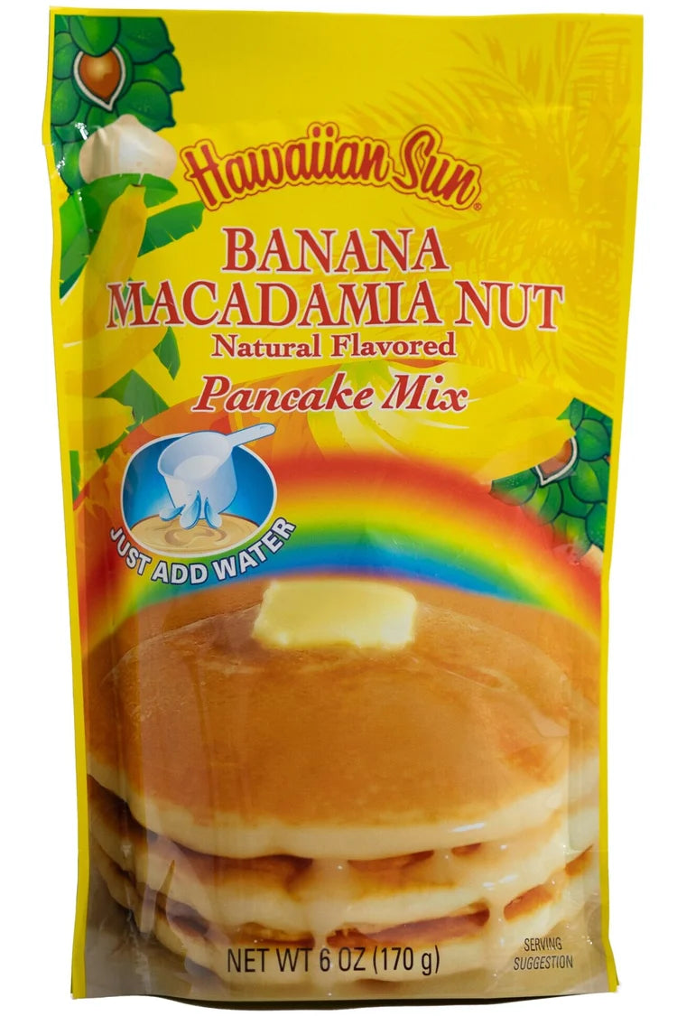 Hawaiian Sun Banana Macadamia Nut Pancake Mix - 6 oz