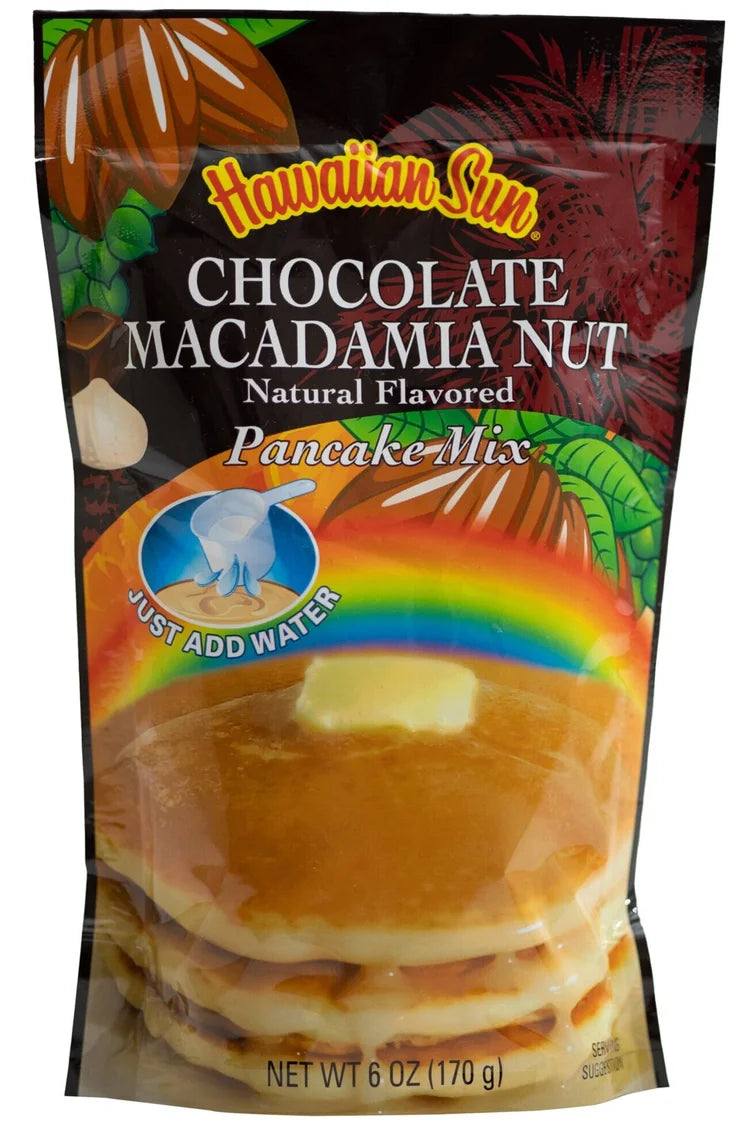 Hawaiian Sun Chocolate Macadamia Nut Pancake Mix - 6 oz