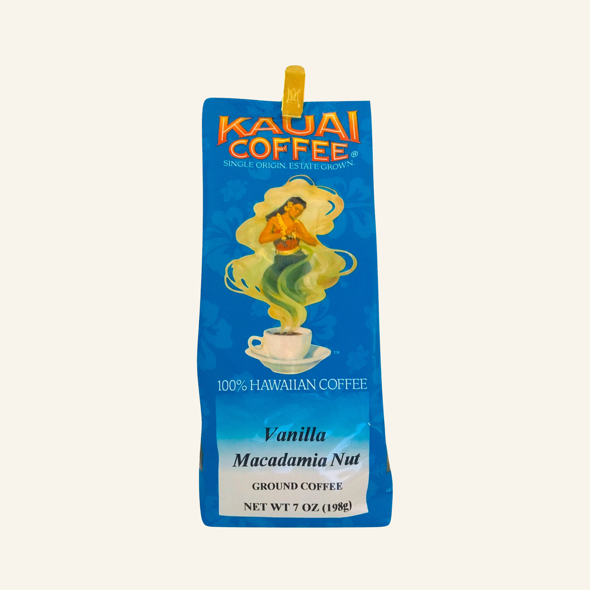 Kauai Coffee Company Vanilla Macadamia Nut Coffee 100% Hawaiian Grown, 7 oz