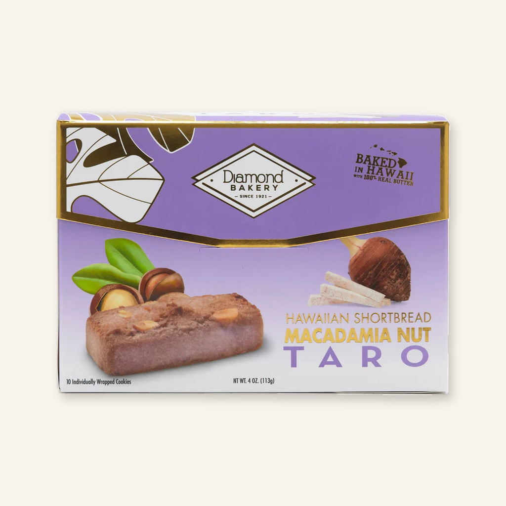 Diamond Bakery Hawaiian Macadamia Shortbread Cookies - Taro 4.0oz