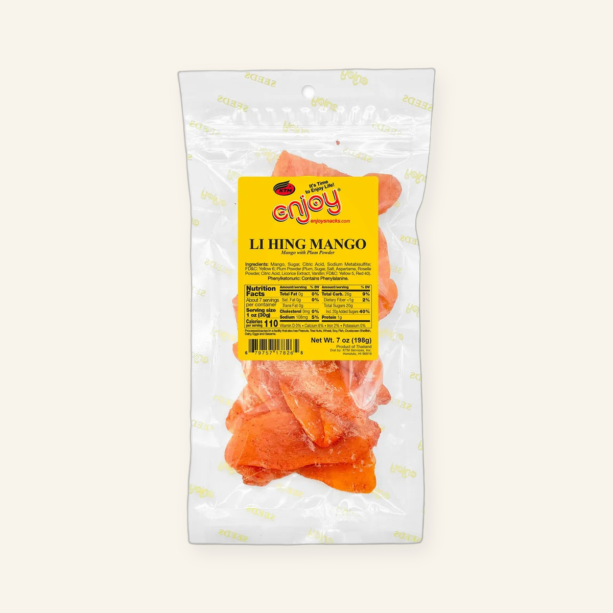 Enjoy Li Hing Mango - 7 oz