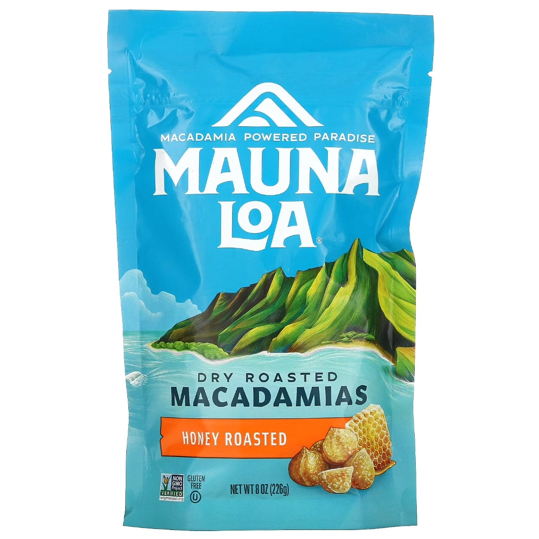 Mauna Loa Honey Roasted Macadamia Nuts - 8 oz