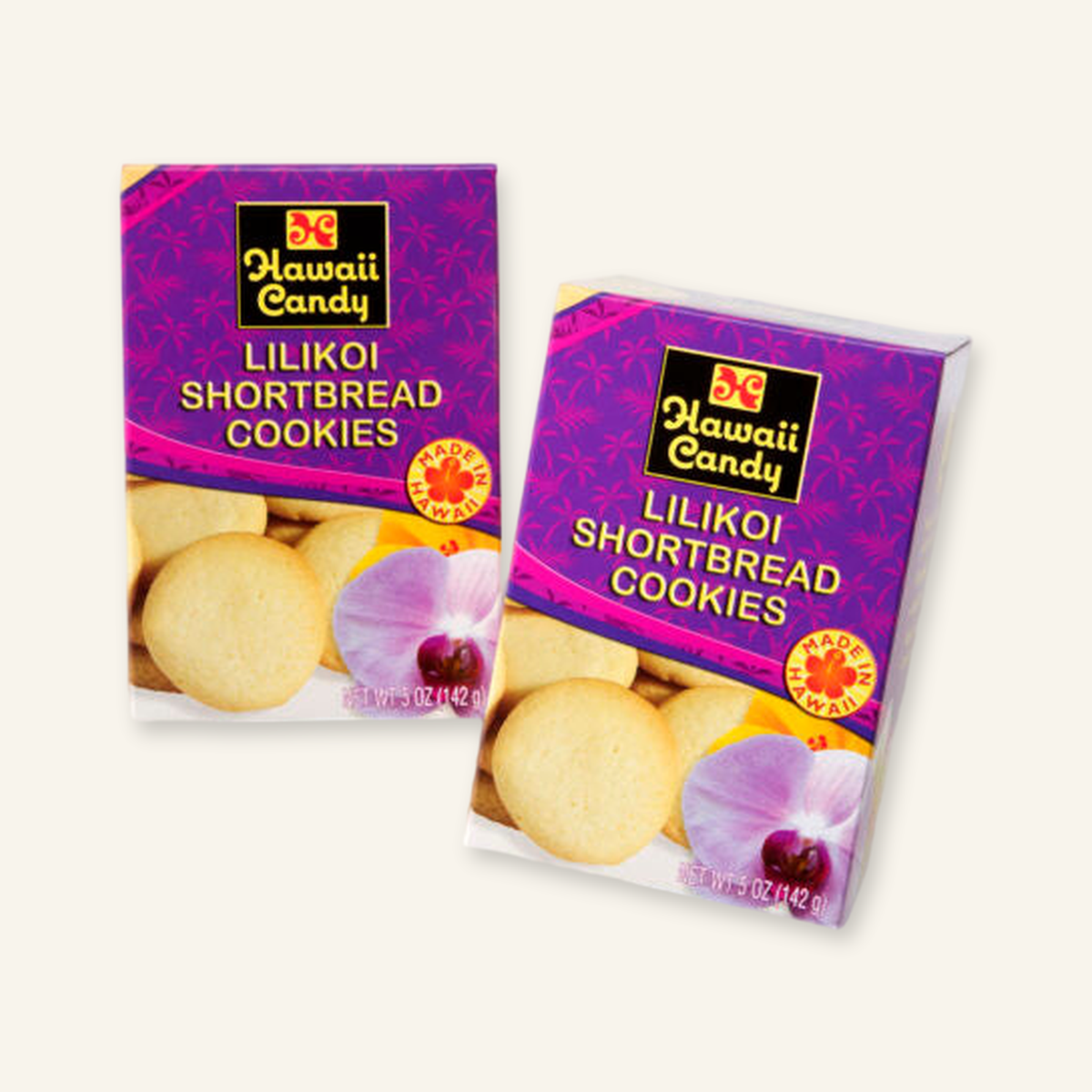 Hawaii Candy Lilikoi Shortbread Cookies - 5 oz