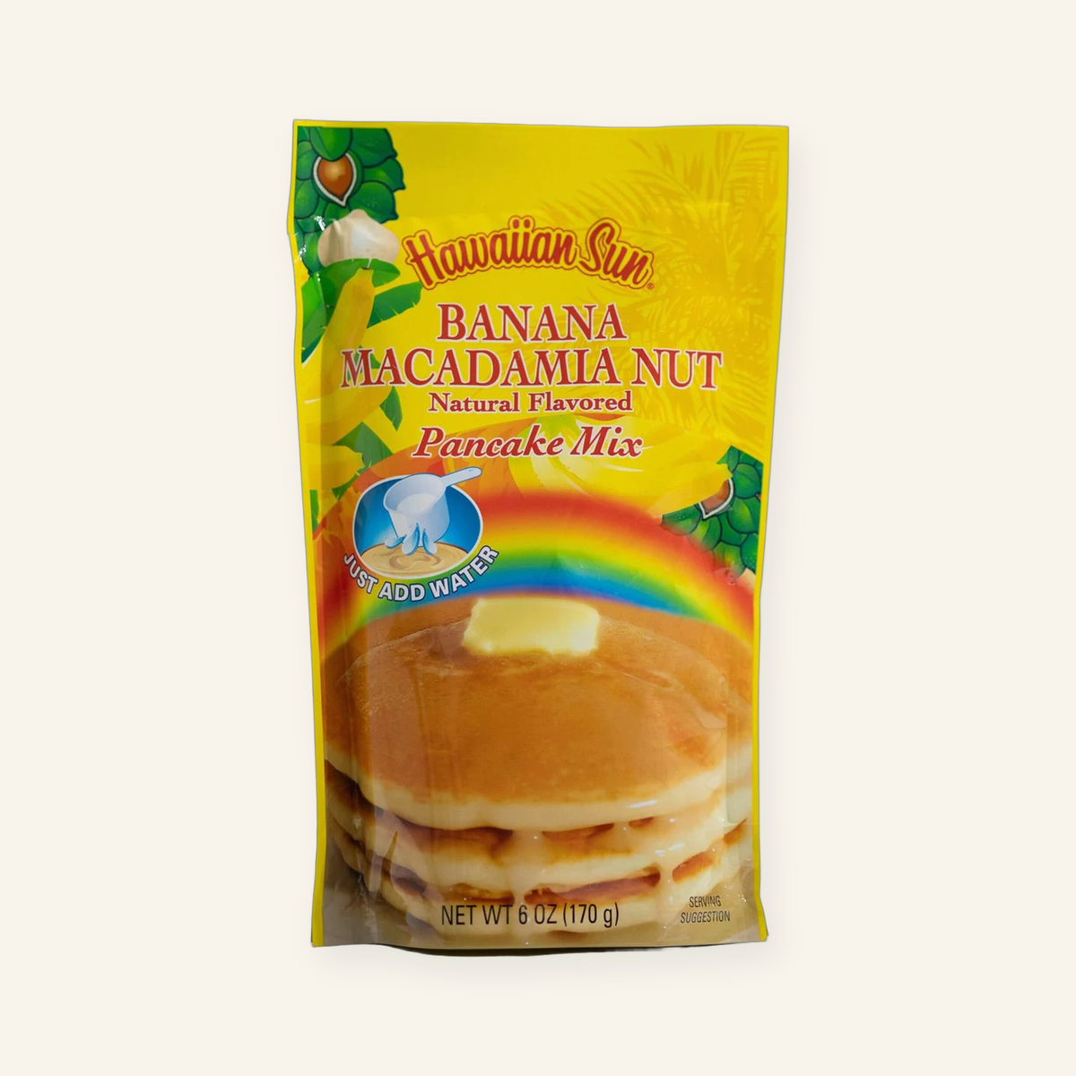 Hawaiian Sun Banana Macadamia Nut Pancake Mix - 6 oz