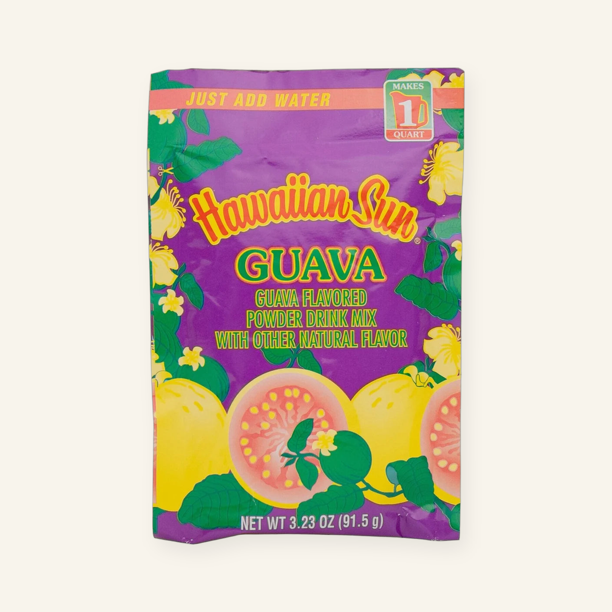 Hawaiian Sun Guava Powder Drink Mix - 3.23 oz (91.5 g)
