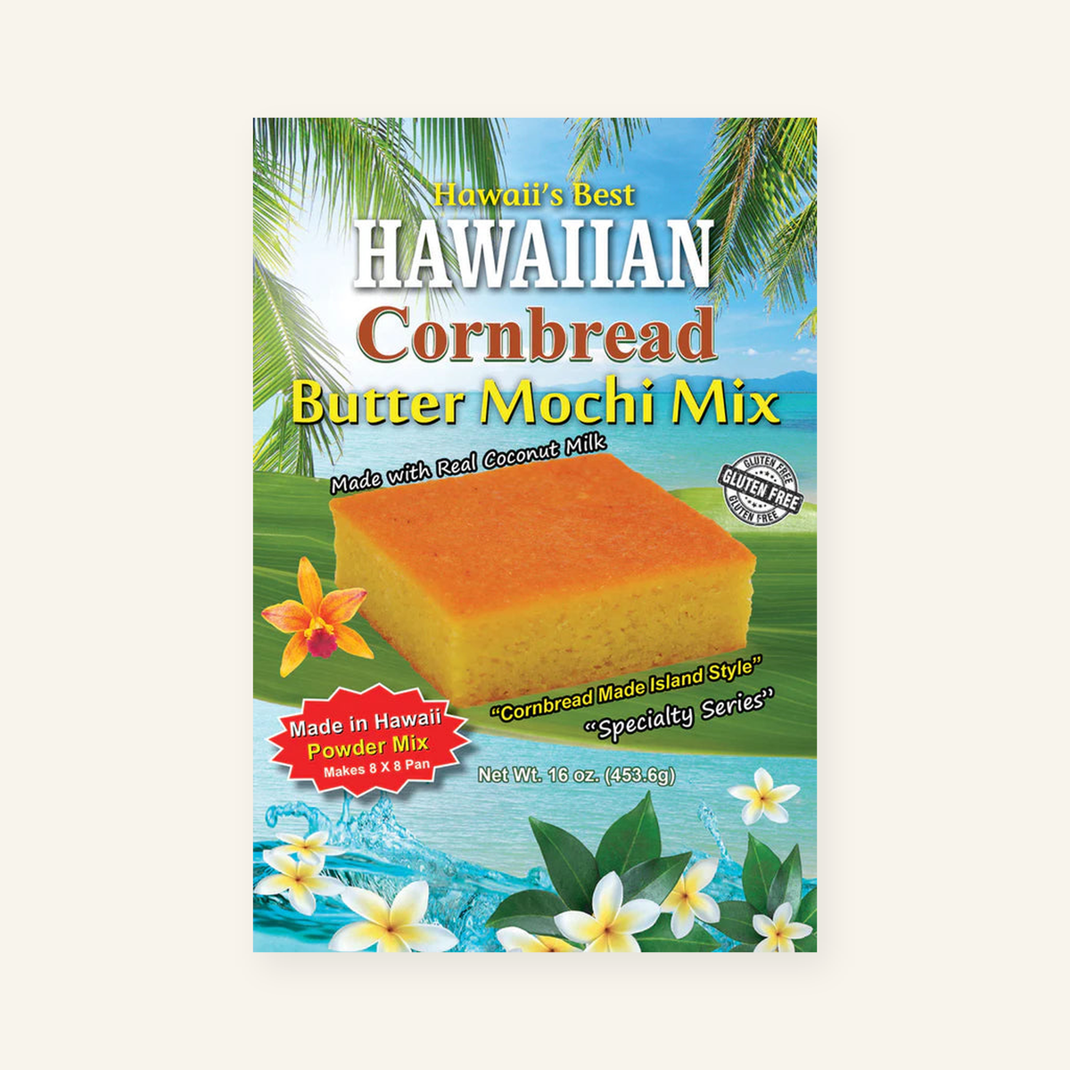 Hawaii's Best Cornbread Butter Mochi Mix - 16 oz