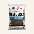 Enjoy Old Fashioned Peppered Beef Jerky 8oz Resealable Bag