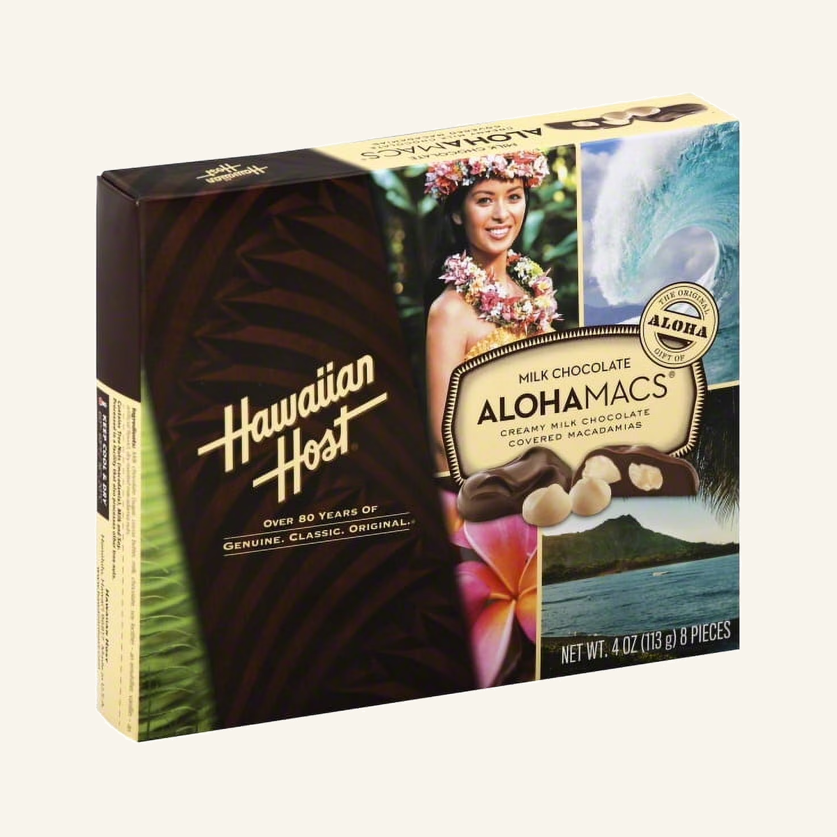 Hawaiian Host Alohamacs Milk Chocolate, 4 oz.