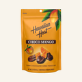 Hawaiian Host Choco Mango Dark Chocolate Dipped Dried Mango Slices Tropical Gourmet Snack 2.8oz (80g) Individually Wrapped Pieces