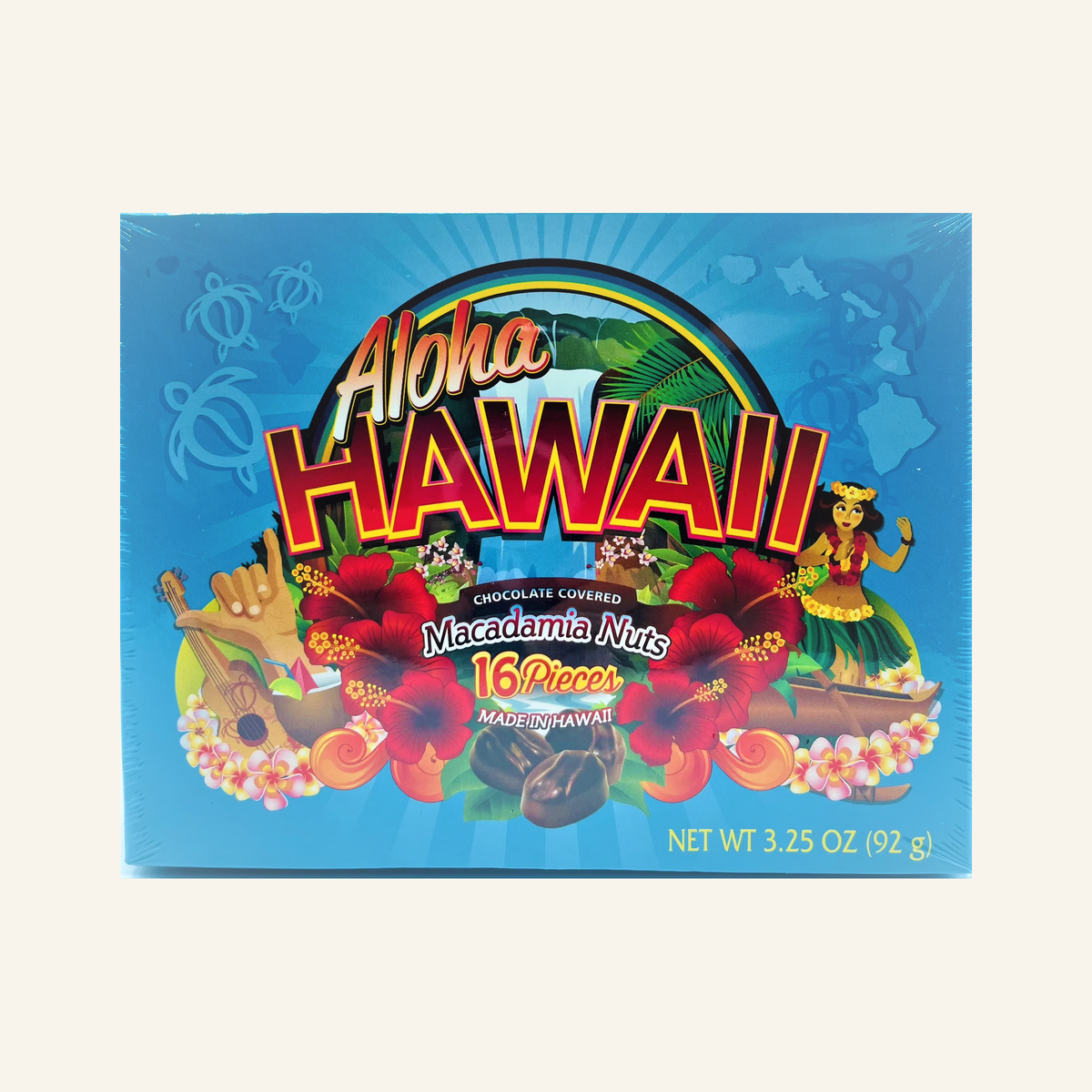 Island Princess Aloha Hawaii Chocolate Mac Nut 3.25 oz