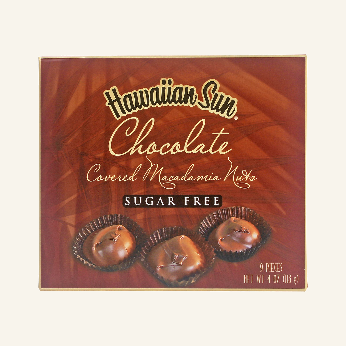 Hawaiian Sun Sugar-Free Chocolate Covered Macadamia Nuts, 4 oz